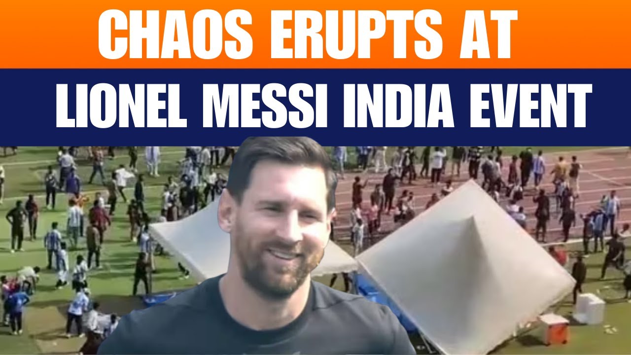 Kolkata : Chaos at Messi GOAT India Tour Event | Fans Boo, Bottles Thrown, Star Leaves Early | News9