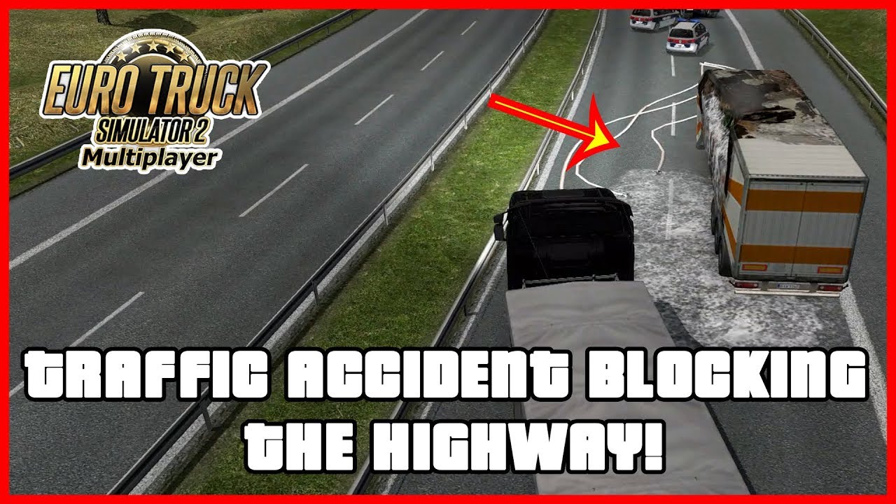 Euro Truck Simulator 2 - Traffic accident blocking the highway! EP:002 | Ogygia Vlogs🇺🇸