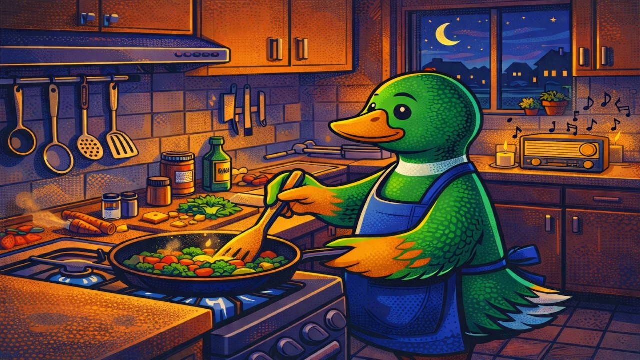 Late Night Kitchen Vibes 🍳 Cozy Lofi Beats to Relax / Study