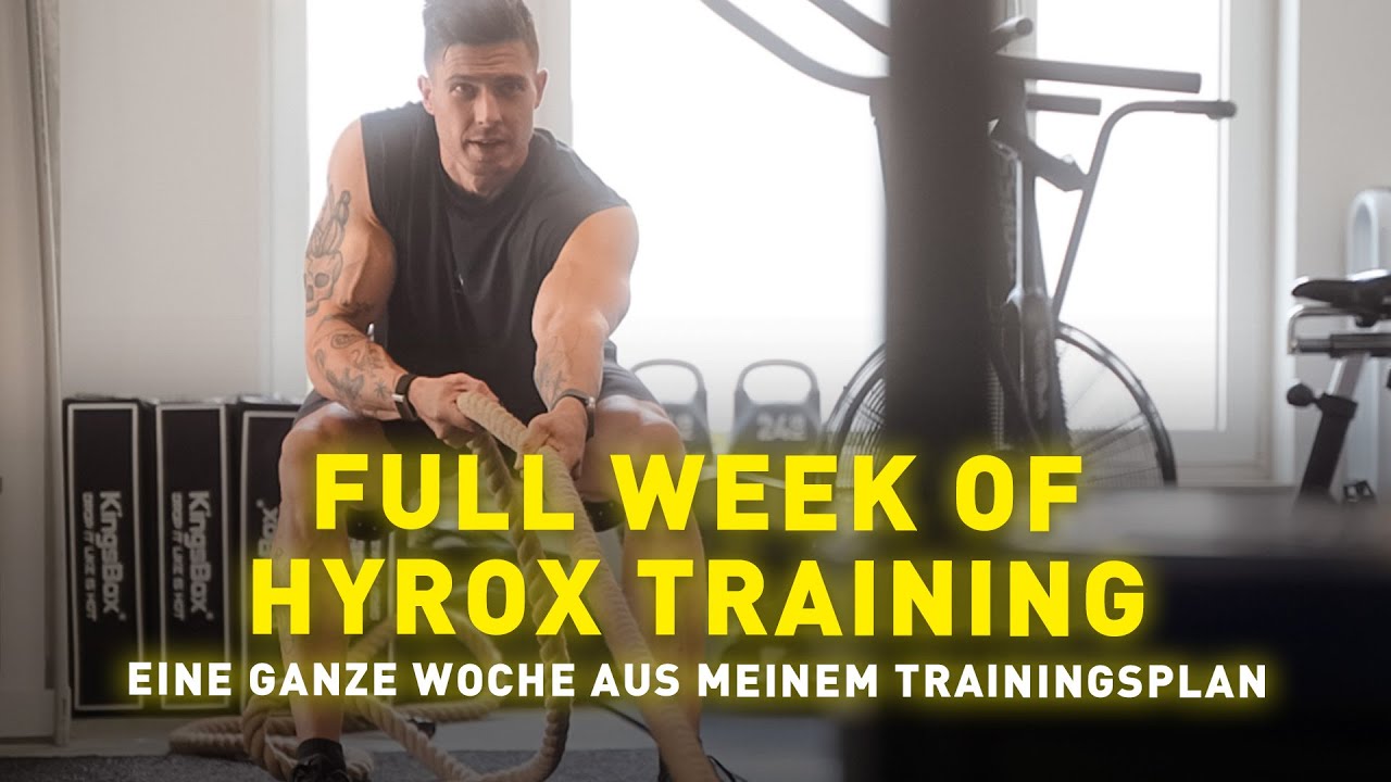 FULL WEEK OF HYROX TRAINING – komplette Trainingswoche für mein Pro Double in Madrid