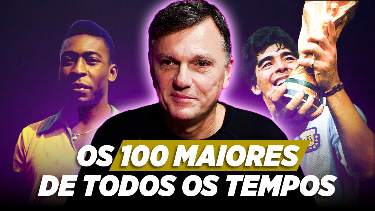PELÉ E MARADONA SEGUEM INTOCÁVEIS NA LISTA DE MAURO CÉZAR | Os 100 Maiores de Todos os Tempos