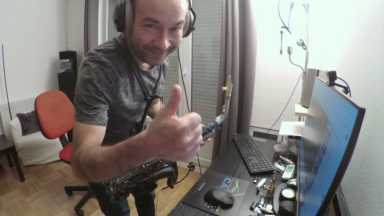 StephSAX 🎷 [ Waves & Wavs - Ahmed Spins ] alto saxophone sax afro house impro
