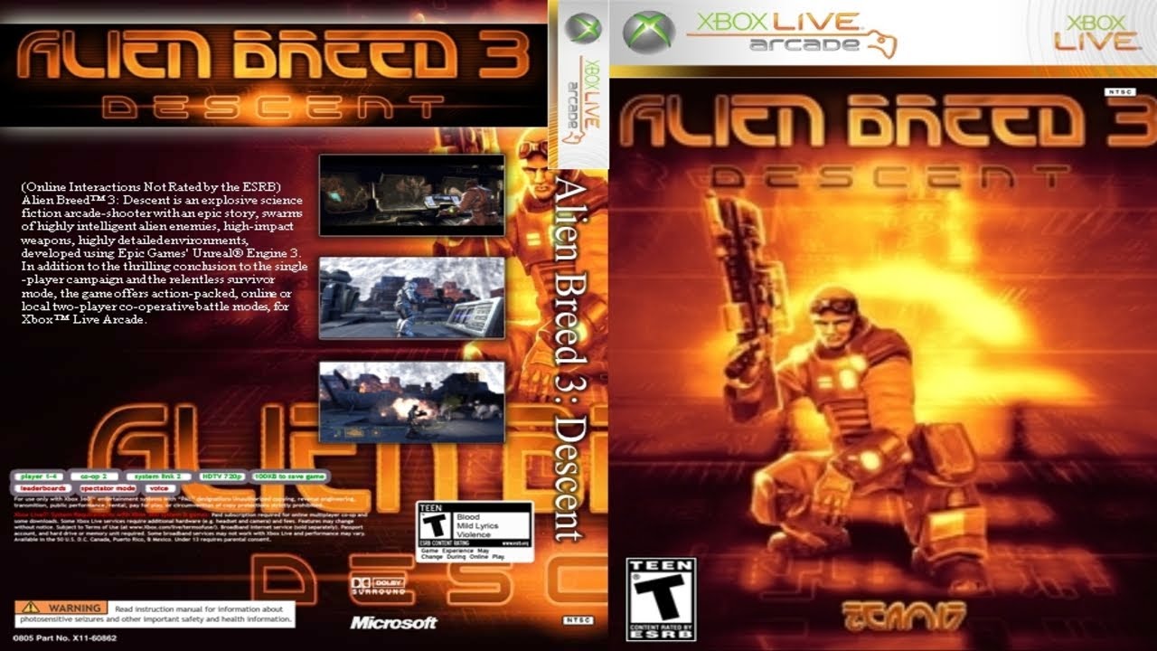 Alien Breed 3: Descent (2010) - Full Gameplay | XBOX 360 ARCADE  |   UHD | 4K |