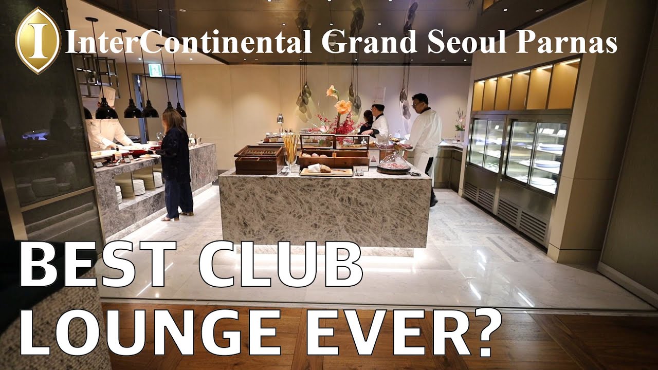 You won't believe the club lounge at the InterContinental Grand Seoul Parnas!
