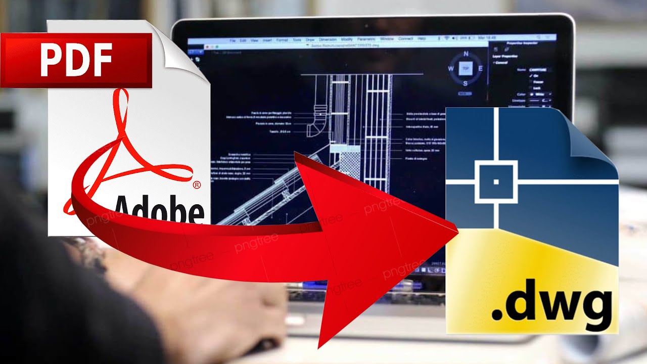 CONVERTIR PDF A DWG Y LLEVAR A SUS COORDENADAS REALES