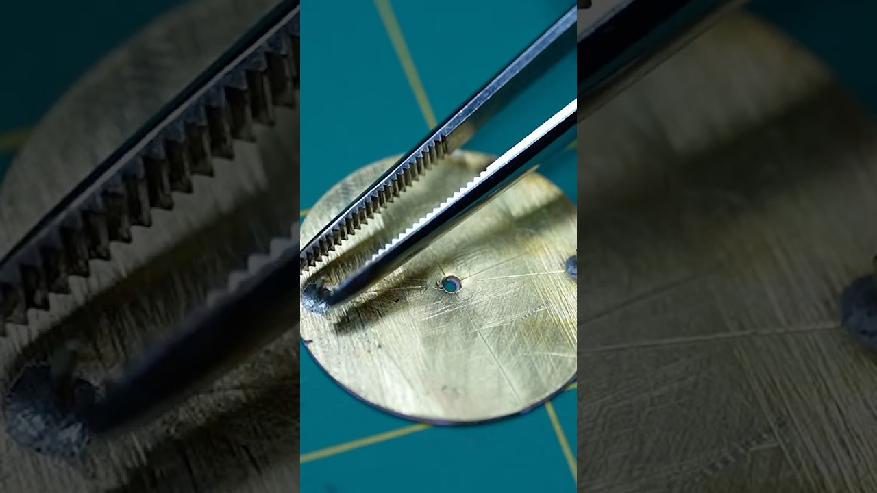 DIY Watch Dial | From Sticky Notes & #Brass #lasercutting #soldering #screenprinting