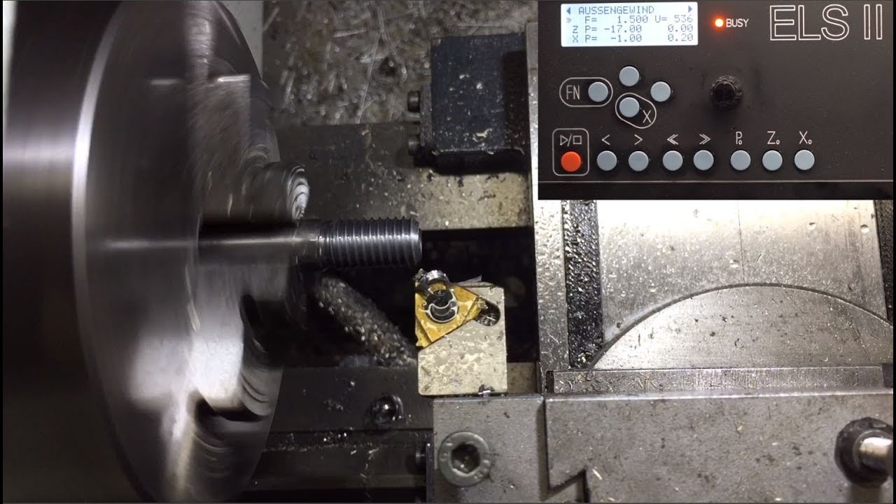 Gewindedrehen leicht gemacht - Elektronische Leitspindelsteuerung ELS II