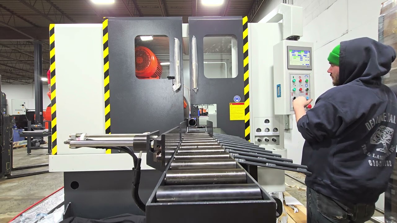 Industrial Cold Saw Machine in Action – Clean, Burr-Free Cuts | KAAST
