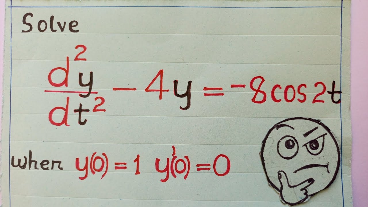 Solve the ODE using Laplace Transform 