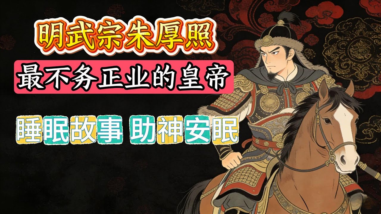 明武宗朱厚照：不住皇宫住“豹房”，自封将军的荒唐皇帝