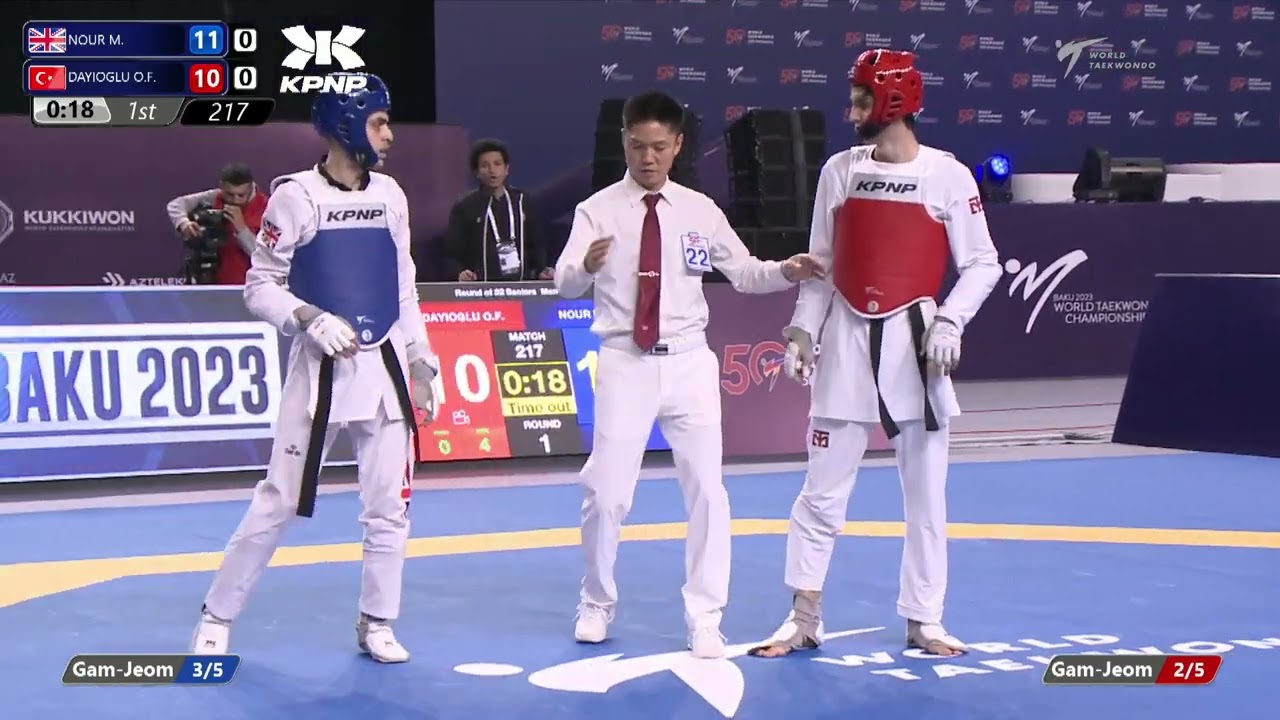 217 R32 Men  58kg GBR NOUR M  TUR DAYIOGLU O F