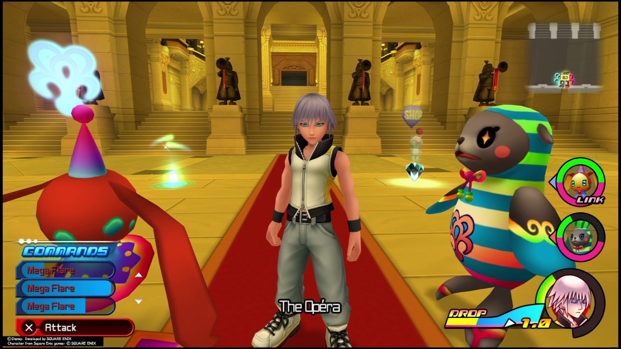 Farming method 2000xp/5sec (Max level in 1 drop) KINGDOM HEARTS DDD HD 2.8