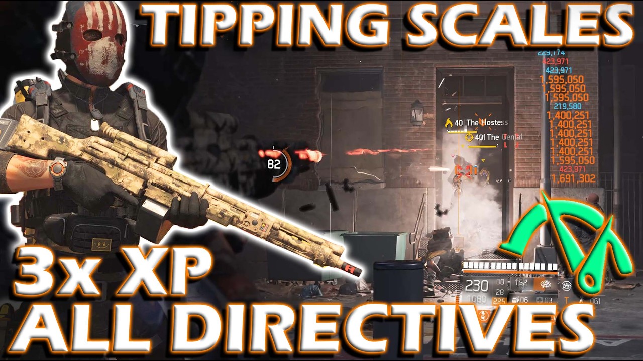 Безумный фарм опыта в 3 раза быстрее всех заданий | Tipping Scales Solo PVE | Y8S2 The Division 2