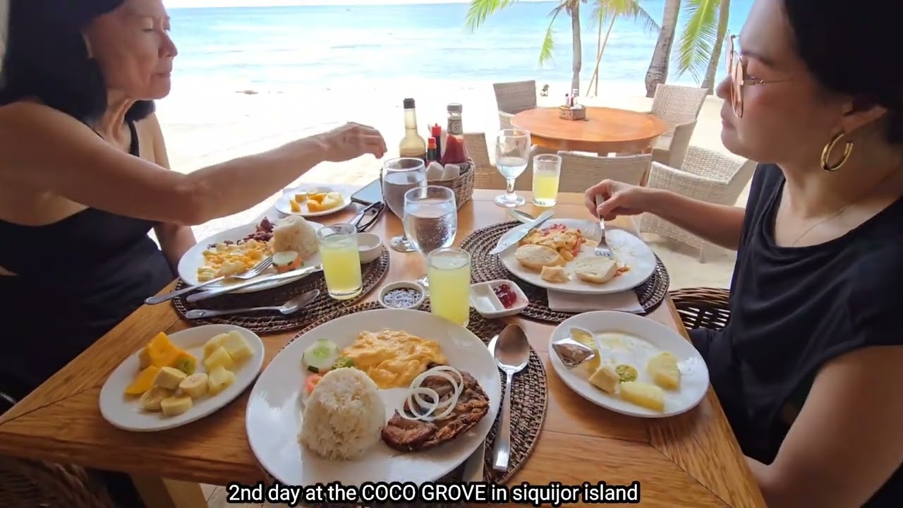 2nd day at COCO GROVE resort in siquijor with over 120 rooms & villas on a 8 hectare property.