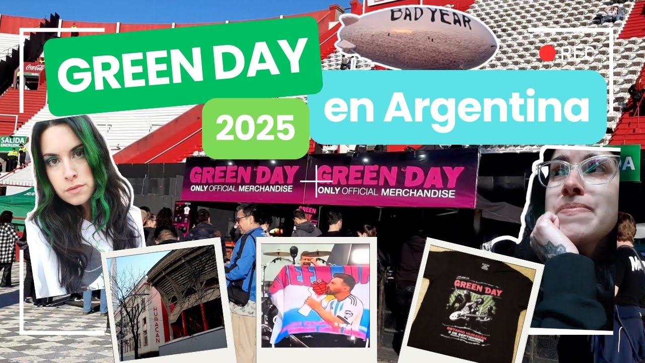 GREEN DAY EN ARGENTINA 2025💚VLOG 03/09🤘