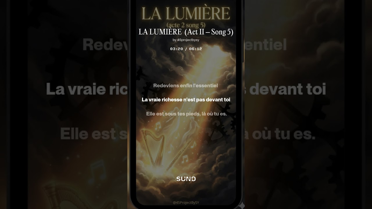 LA LUMIÈRE  Act II – Song 5