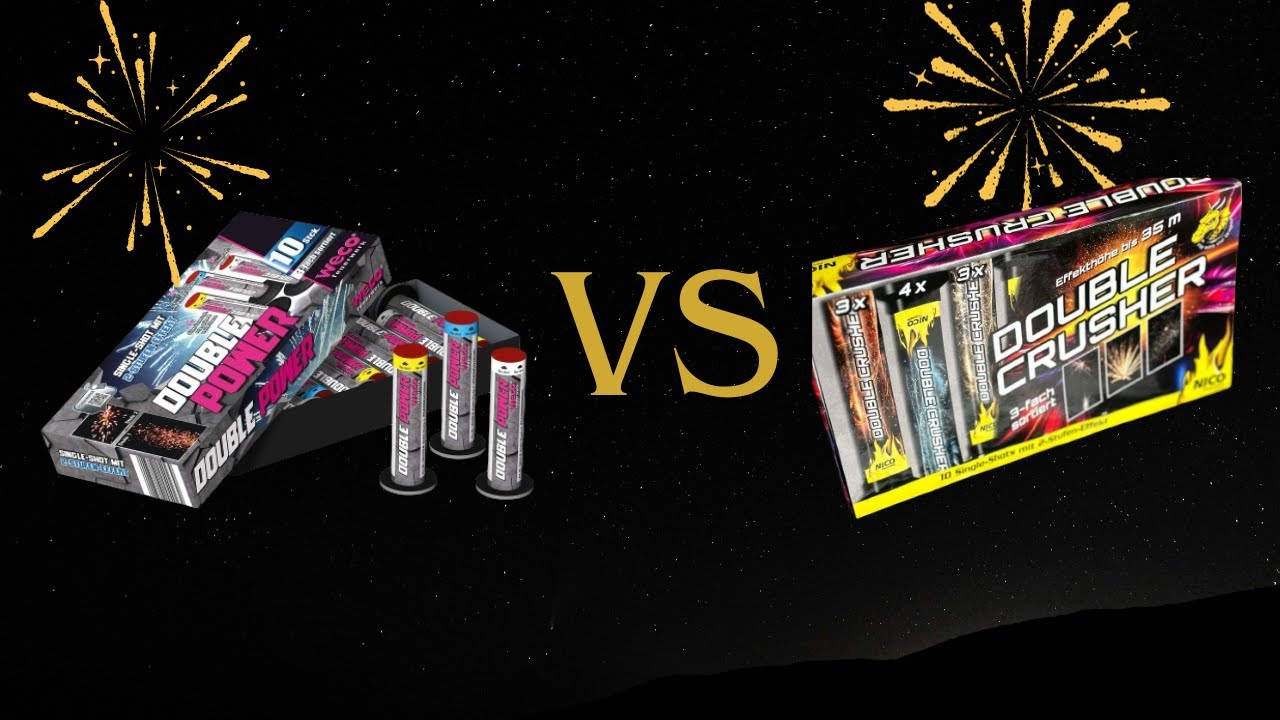 Double Power von Aldi vs. Double Crusher von Lidl | 3,49€ | Silvestervorfreude | Pyro Superstars