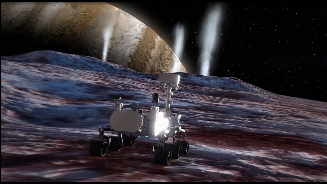 Exploring The Surface Of Europa | Lander & Rover Enabled By The Boeing NASA Space Launch System SLS