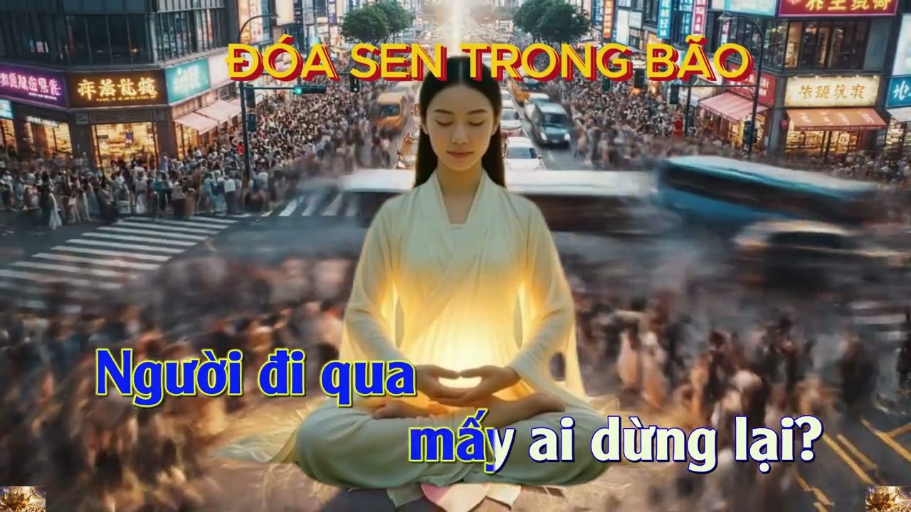 ĐÓA SEN TRONG BÃO | NGUYỄN HỮU VU - AI Demo | #falundafa #ZhenShanRen #amnhacNguyễn