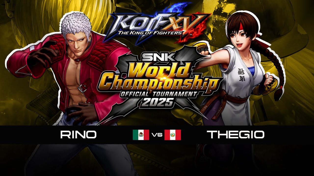 KOF XV 🇲🇽 RINO против THEGIO 🇵🇪 | Чемпионат мира SNK 2025 | THE KING OF FIGHTERS XV #SWC2025