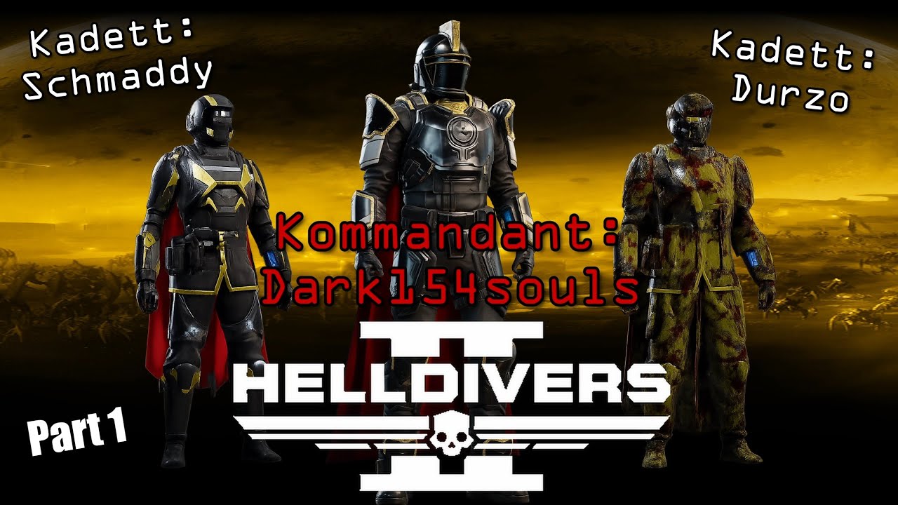 Helldivers2: Ein Höllen-Kommandant nimmt sich die Frischlinge zur Brust 🫡 / Part 01