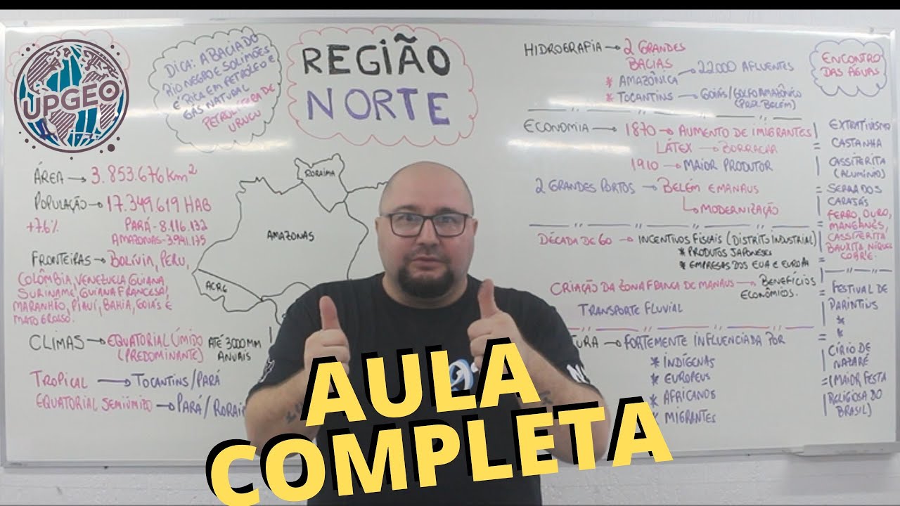Região Norte do Brasil | Regiões brasileiras | EF07GE10 | Geografia do Brasil