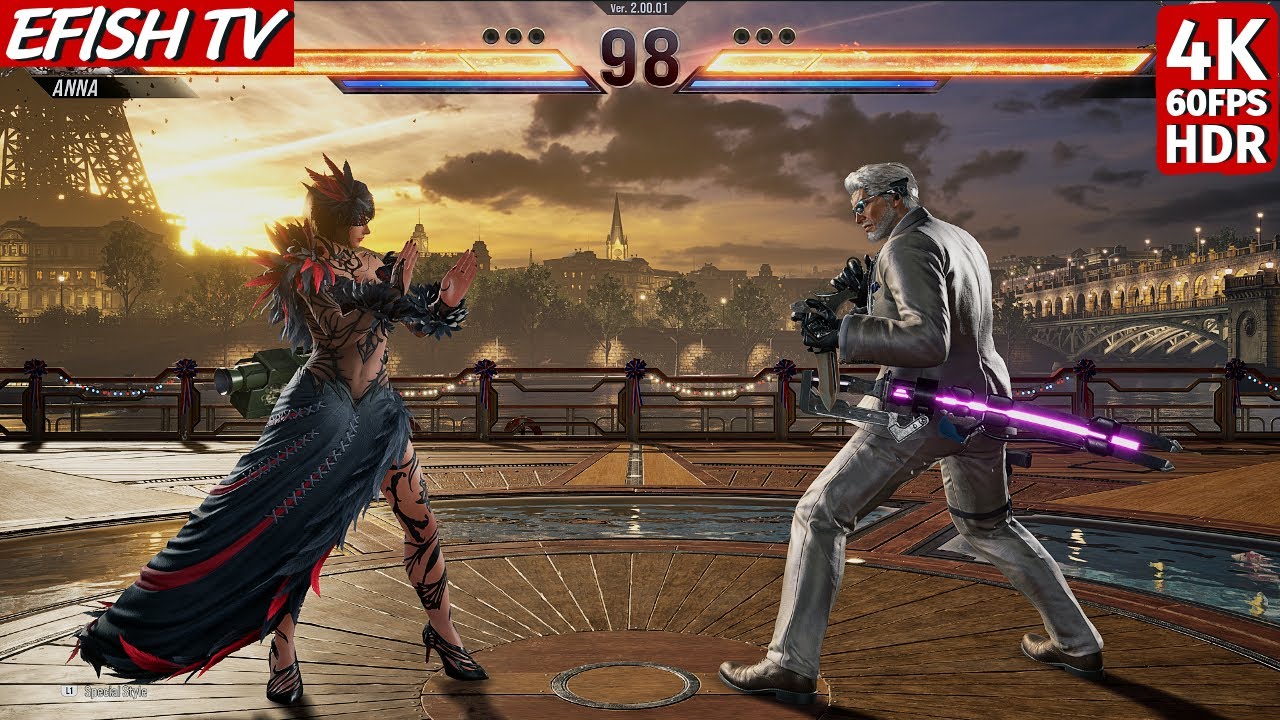 Anna vs Victor (Hardest AI) - Tekken 8