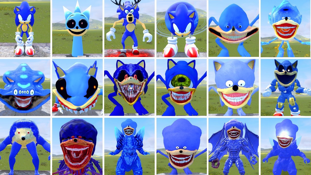 GOLDENCITY NEW EVOLUTION OF ALL SHIN SONIC TAPES FAMILY IN GARRY'S MOD