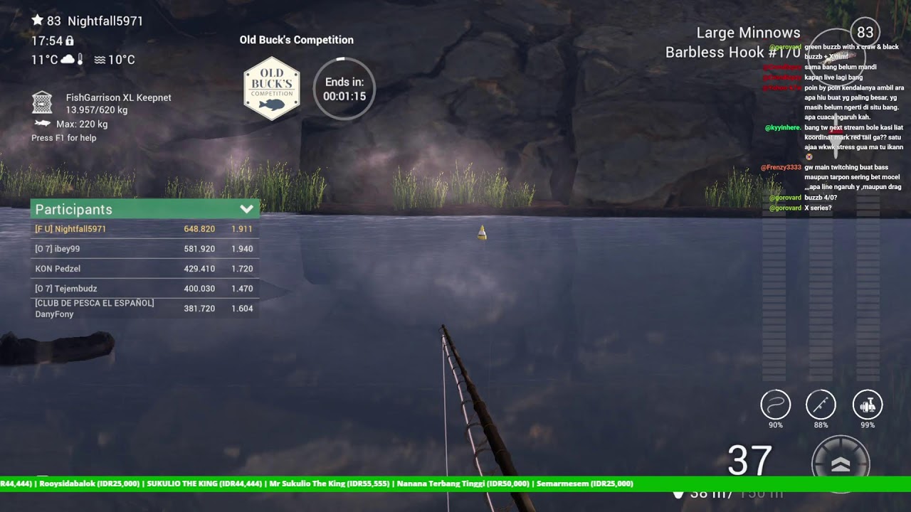 FISHING PLANET COMP - TOP1 YEARLY RATING STEAM ENG/ID #5