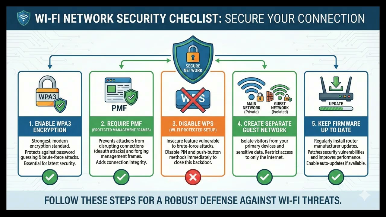 Wi-Fi Security Checklist | Secure Your Wireless Network Properly