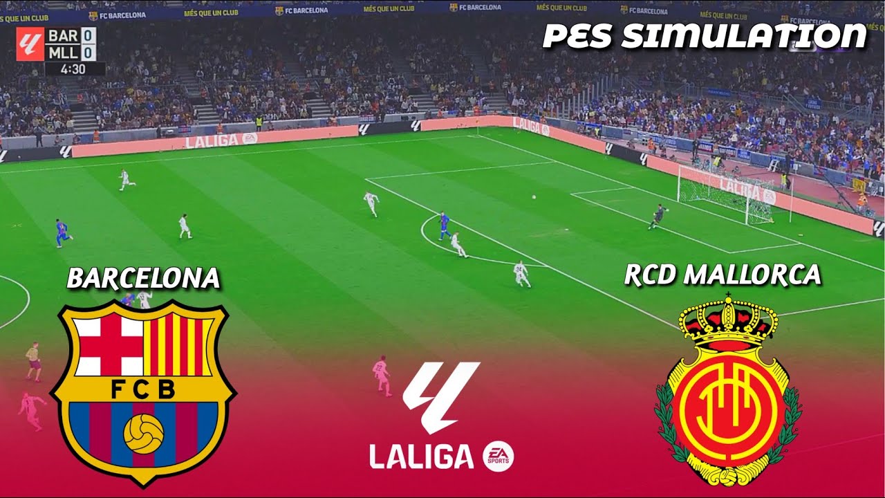 Barcelona vs RCD Mallorca | La Liga | Simulación de PES 2021