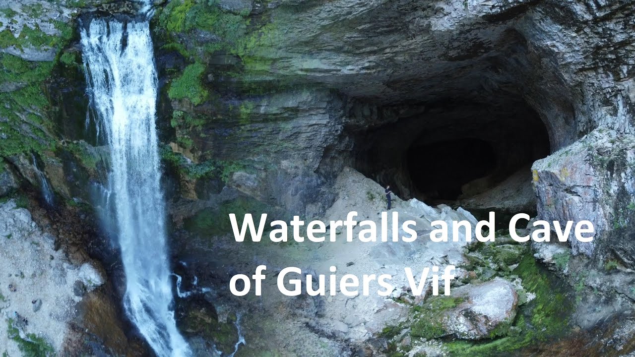 Beautiful nature of French Chartreuse: Waterfalls and Cave of Guiers Vif