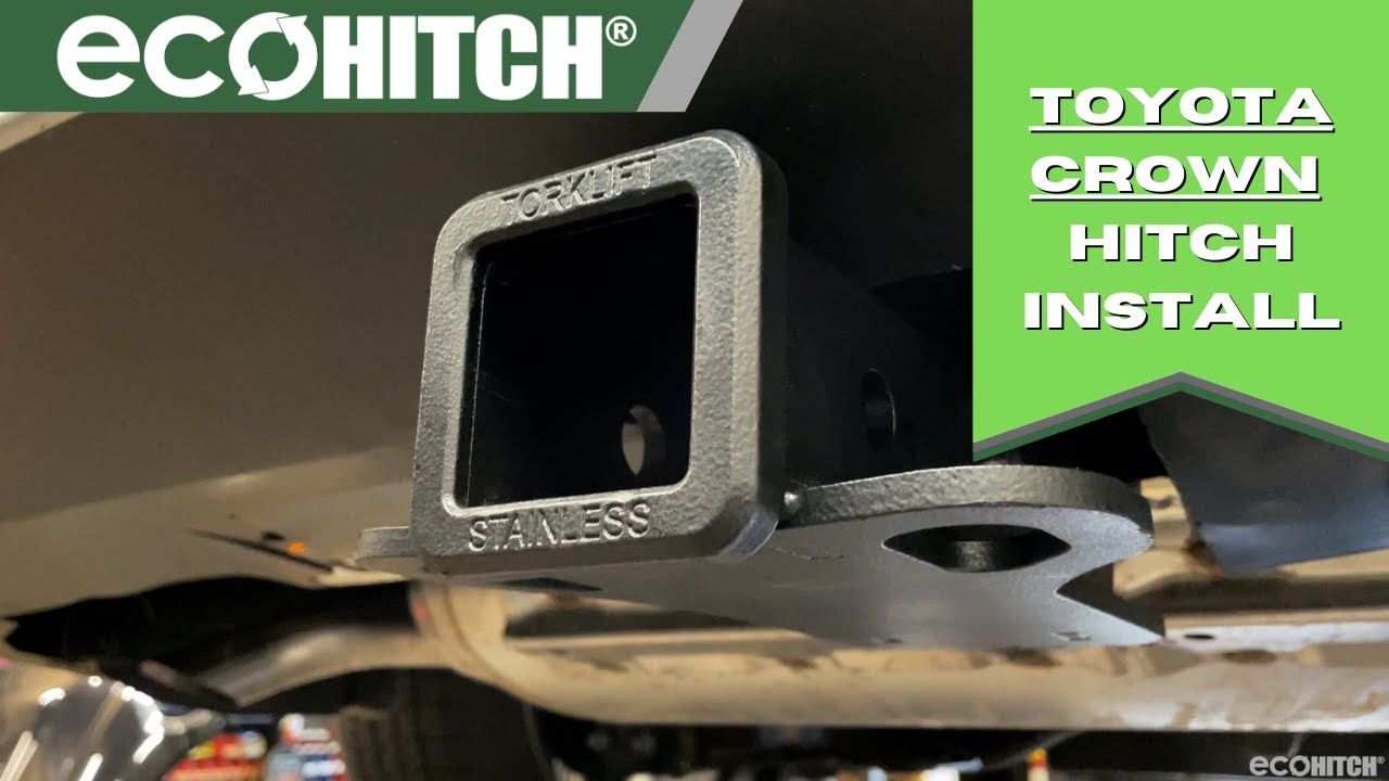 Как установить фаркоп Toyota Crown от EcoHitch&reg; | X7474S