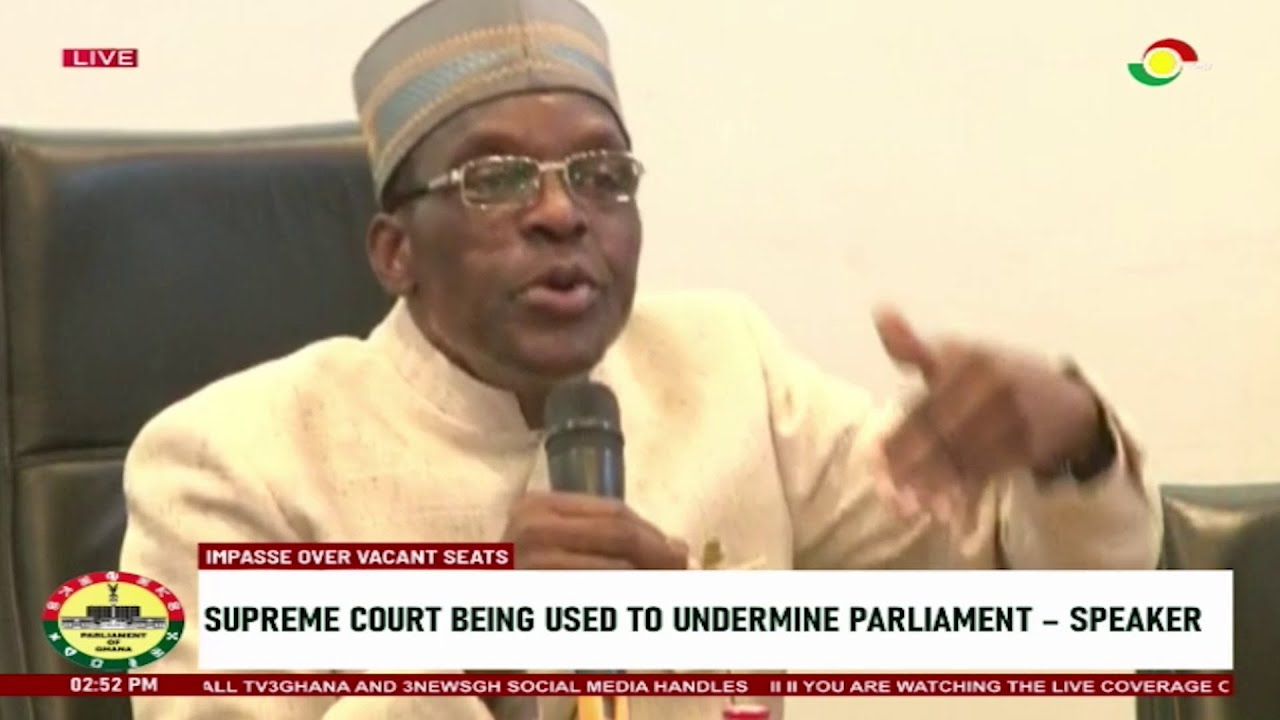 “I will soon tell A-G my piece of mind”– Speaker Bagbin