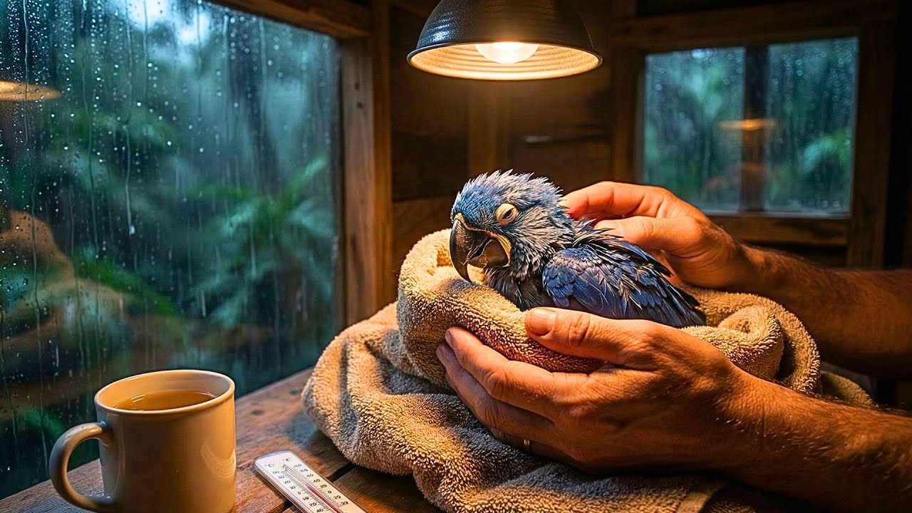 Abandoned in a Storm: Warming Up a Critical Hyacinth Chick