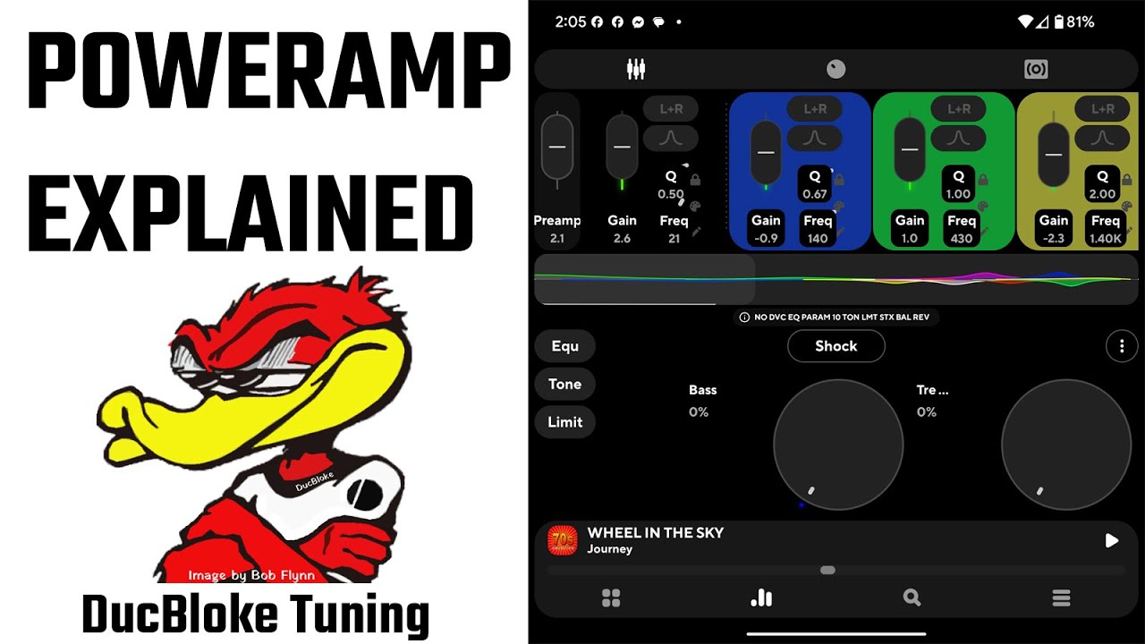 POWERAMP - How to load DucBloke PEQ Tuning for IEM's into it!