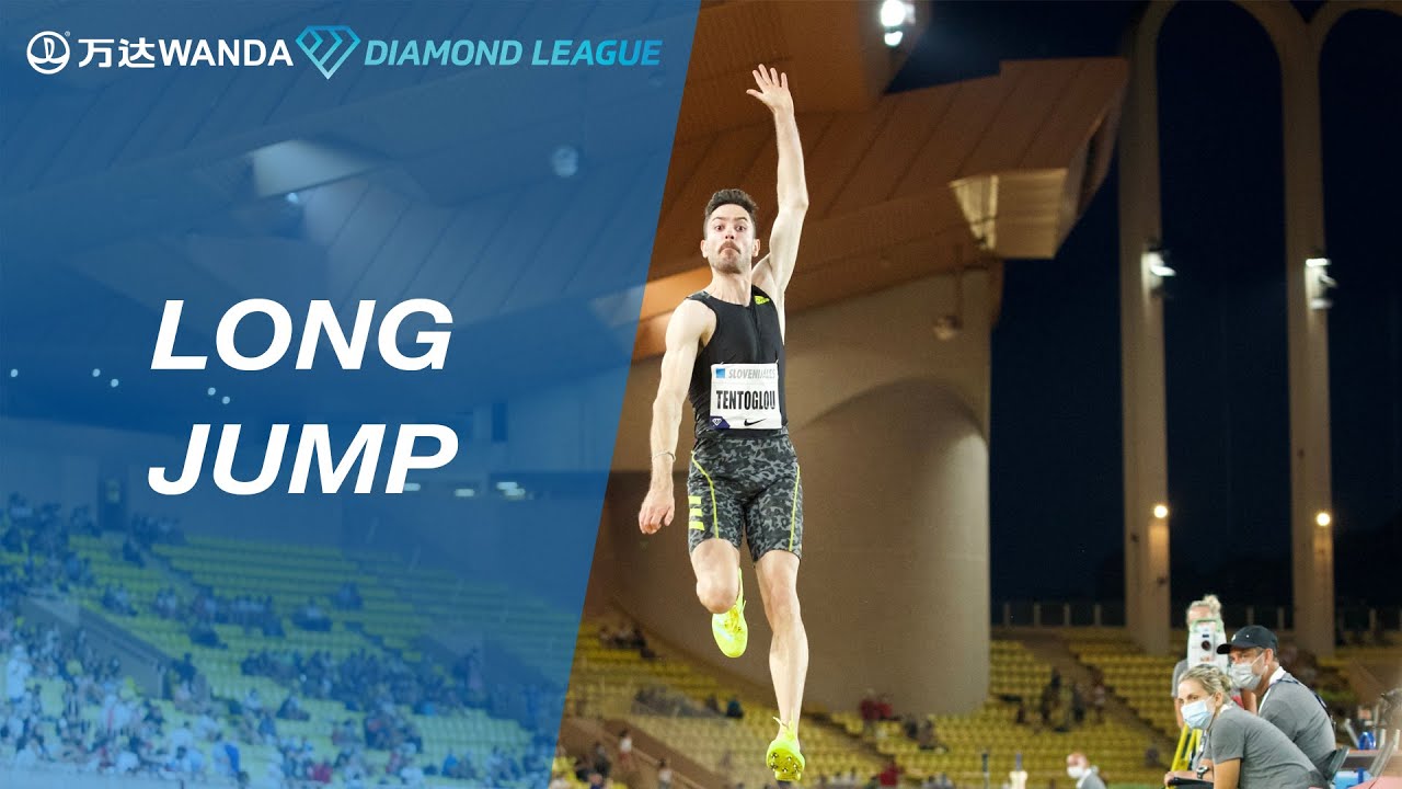 Miltiadis Tentoglou wins the men's long jump in the Final 3 in Monaco - Wanda Diamond League 2021