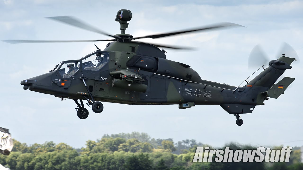 Attack Helicopter Aerobatics! EC-665 Tiger Demonstration - Antidotum Airshow Leszno 2025