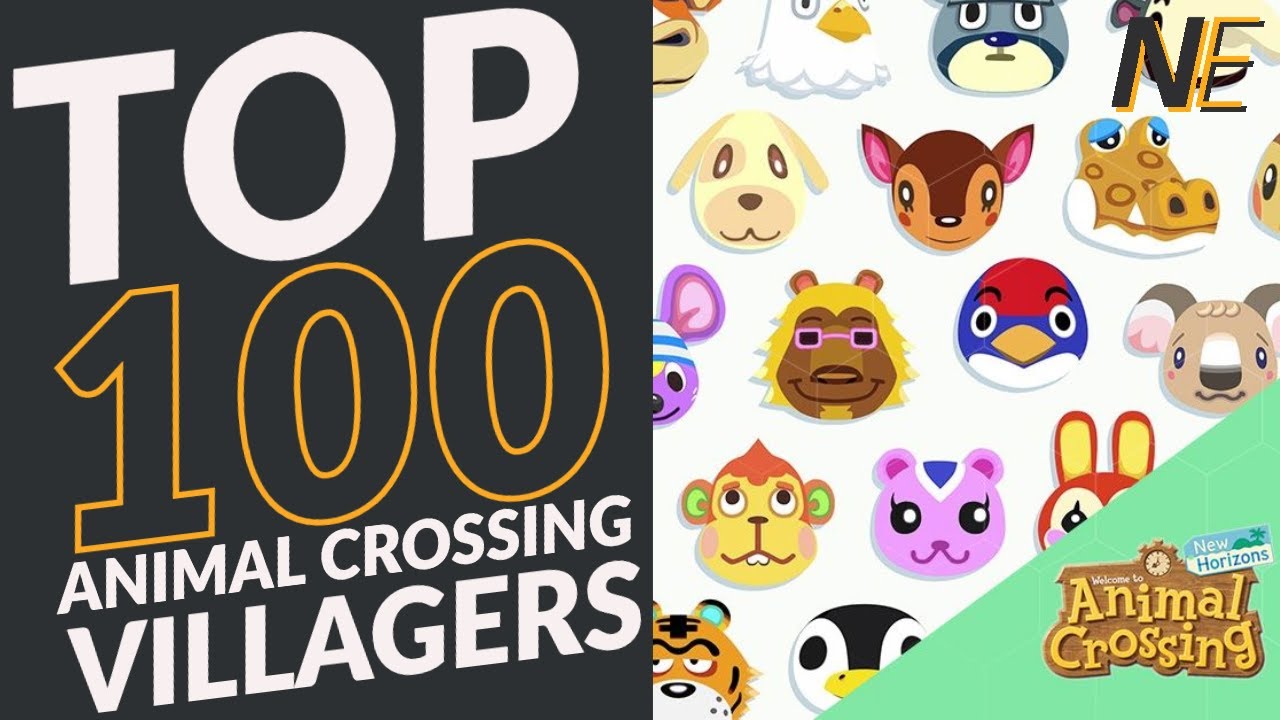 TOP 100 Animal Crossing Villagers - New Horizons