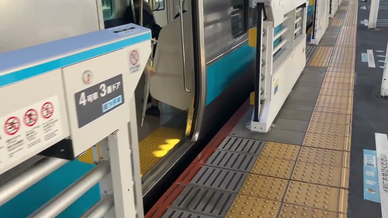 JR東日本 南浦和駅2番線ホームドア設置