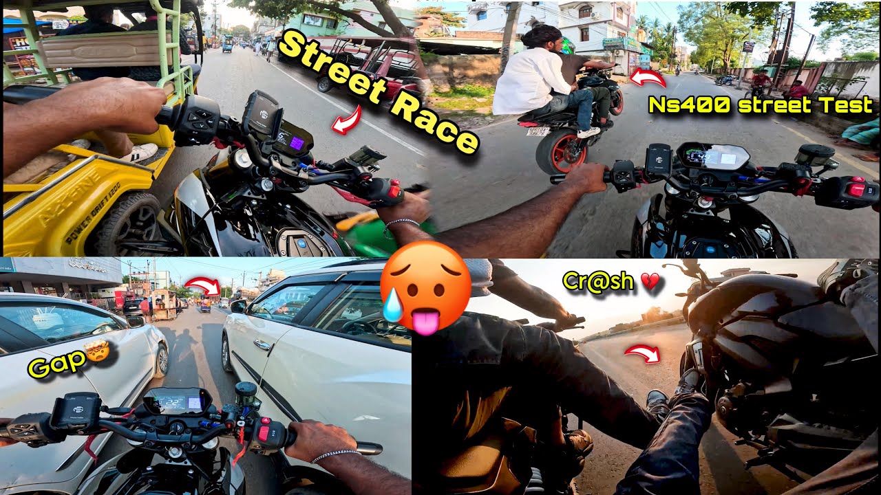 Ns400z Street Race in city | Dominar A€€ident 💔 | Hard core test of Ns400z 2025