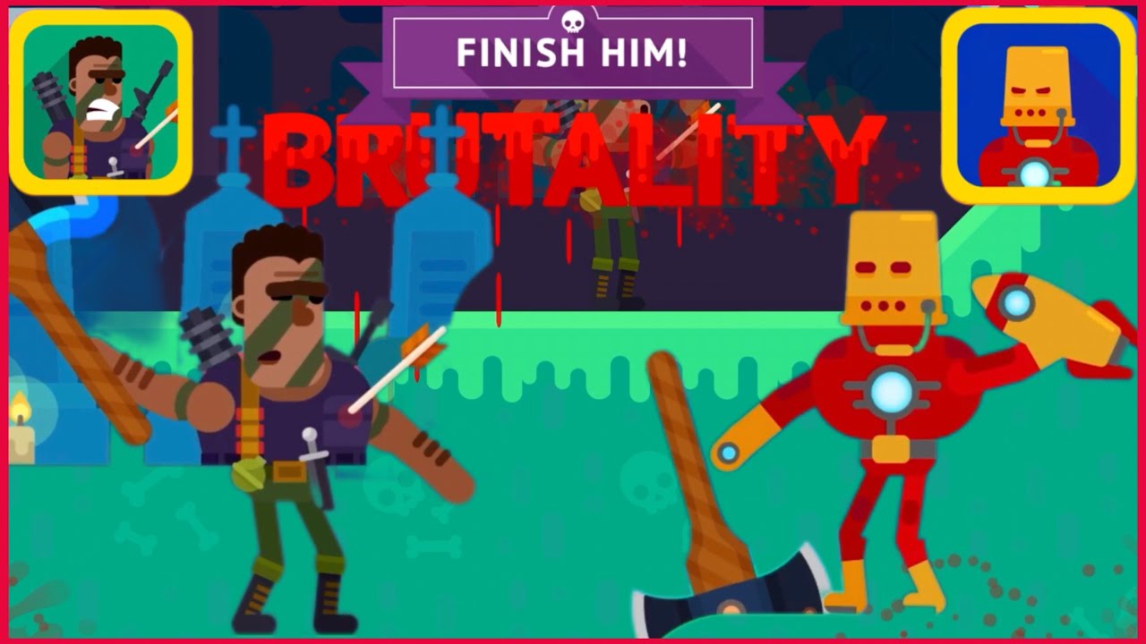 Bowmasters Battle — Arnold VS Robert Spark Full Fight!