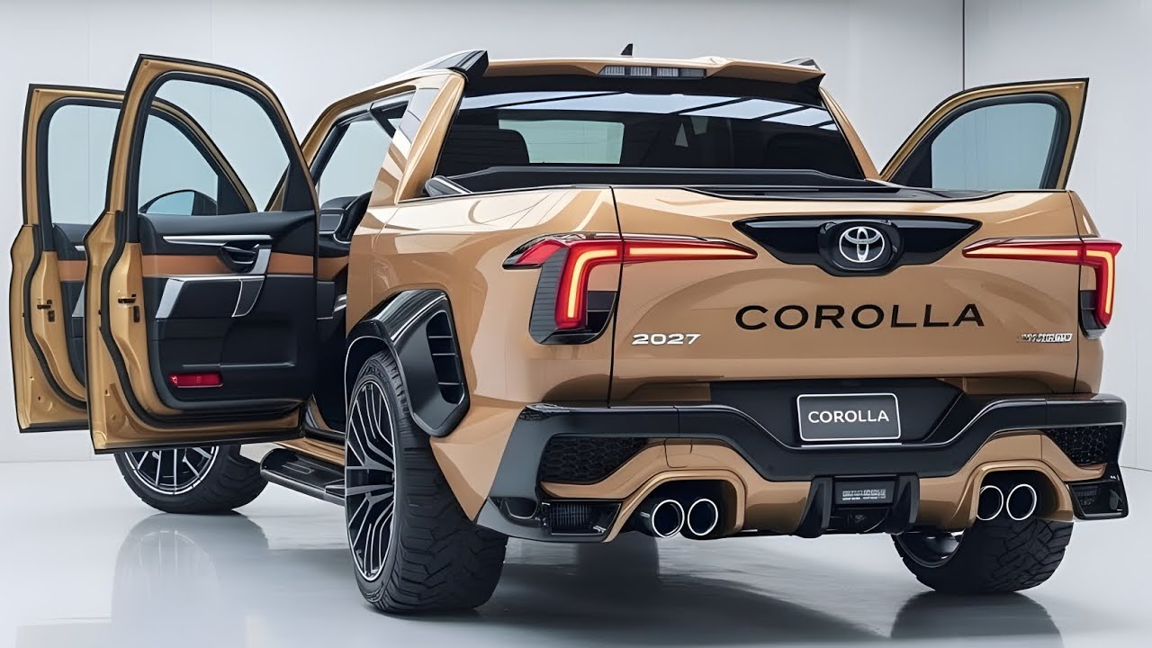 Совершенно новый пикап Toyota Corolla 2026 года 🔥 Первый взгляд | Технические характеристики, диз...