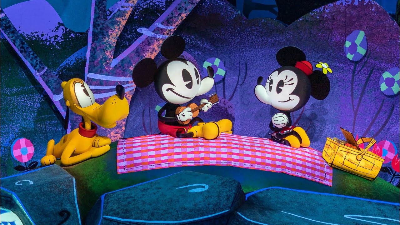 [4K POV] Mickey and Minnie's Runaway Railway FULL Trackless Dark Ride