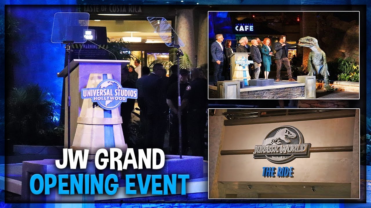 Jurassic World the Ride Grand Opening Event at Universal Studios Hollywood