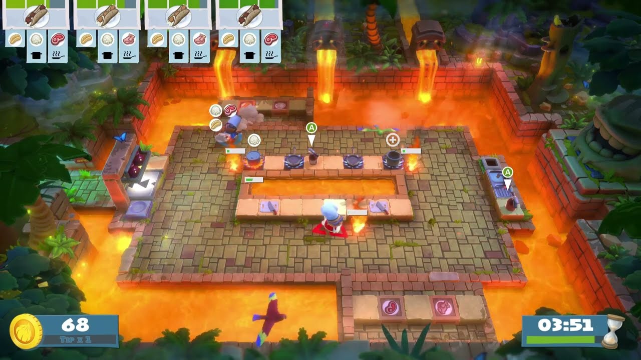 Overcooked  All You Can Eat - New Extra Trimmings - The Ever Peckish Rises 2-2 4 stars 2 Player