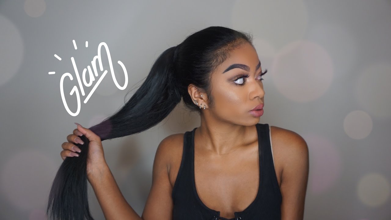 The SIMPLE WAY to do a ponytail extension