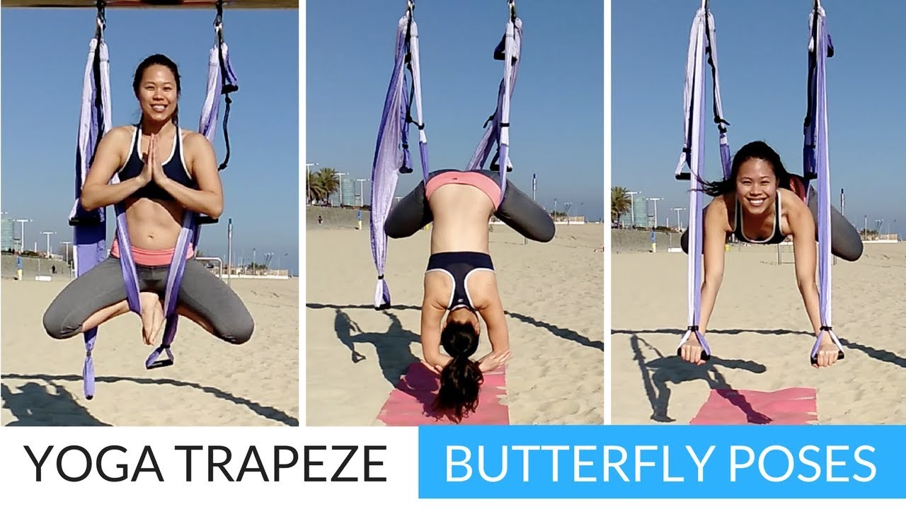 Journey with Jenney - Trapeze Yoga Butterfly Pose