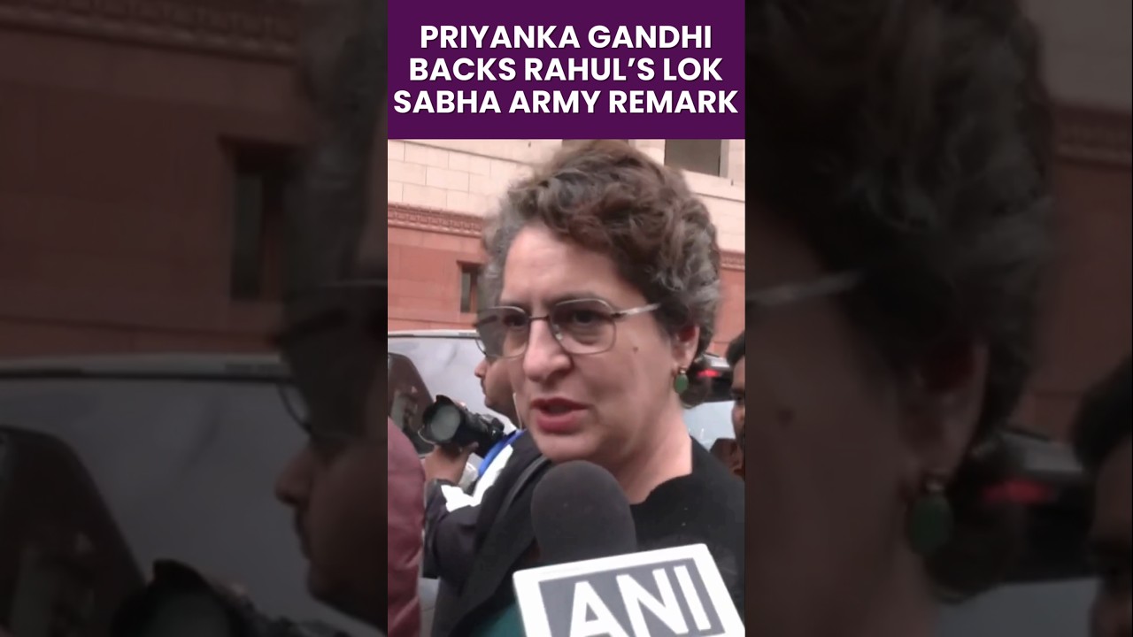 Galwan Clash | Priyanka Gandhi Defends Rahul Gandhi | &ldquo;He Was Quoting, Not Defaming&rdquo;  #viral #shorts
