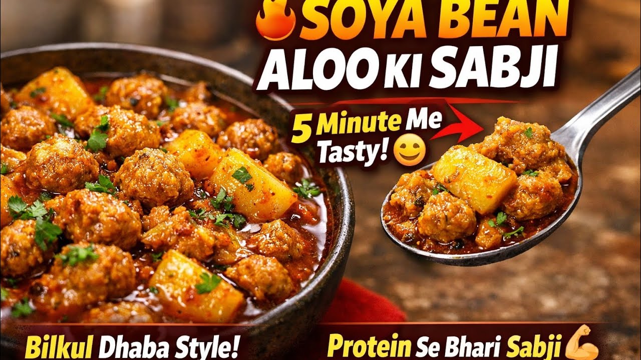 Soya been Aloo ki sabji kaise banaye 